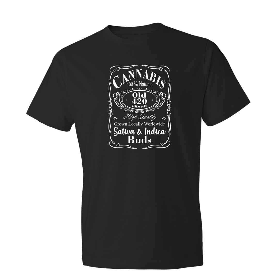 Mens Black Cannabis Jack Label